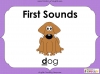First Sounds Teaching Resources (slide 1/16)
